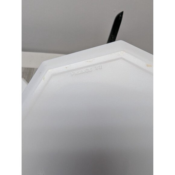 Set of 2 Arcoroc France Octime White Glass Octagon Soup Cereal Bowls - Picture 6 of 7